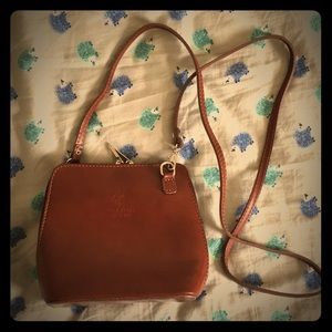 Small leather purse from Italy